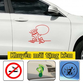 Sticker dán xe hơi trang trí