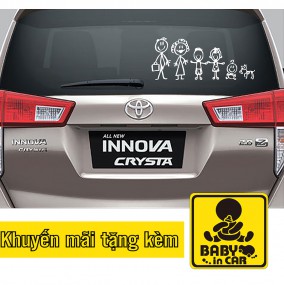 Sticker dán xe ô tô phong cách