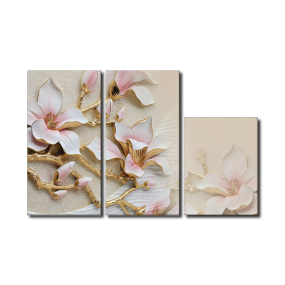 Tranh 3D treo tường Hoa Lay Ơn Sang Chảnh