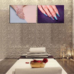 Tranh trang trí tường cho tiệm nail, spa, salon.