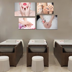 Tranh trang trí tường cho tiệm nail, spa, salon.