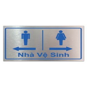 Bảng chỉ dẫn toilet