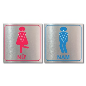 Biển chỉ dẫn toilet Nam, Nữ