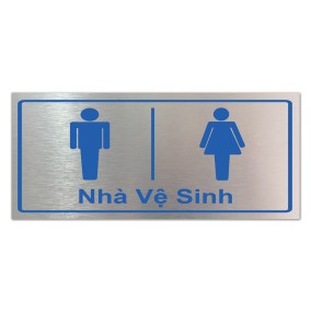 Biển hướng dẫn nhà vệ sinh