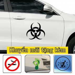 Decal trang trí sườn xe hơi phong cách