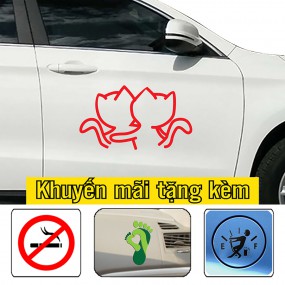 Miếng dán decal trang trí xe hơi