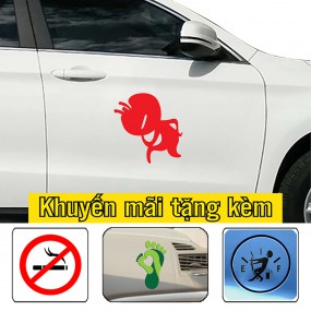 Miếng dán trang trí xe hơi phong cách