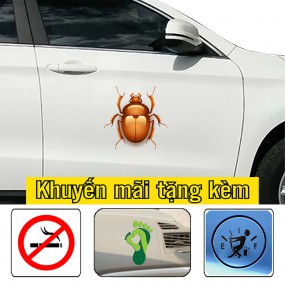 Miếng dán xe hơi 7 chỗ trang trí