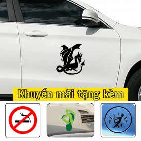 Miếng dán xe hơi trang trí độc lạ