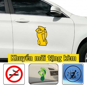 Miếng decal trang trí xe ô tô