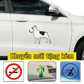 Tem dán sườn xe hơi đáng yêu